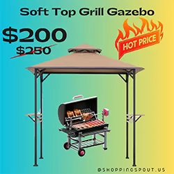 Save $50 on Soft Top Grill Gazebo Hurry Up